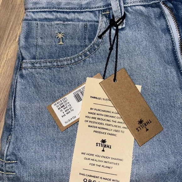 Thrills Blue Jean Shorts